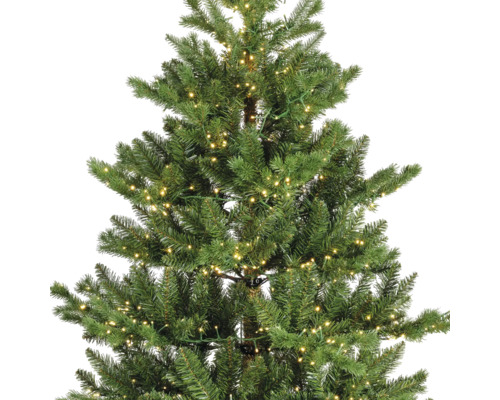 Everlands kunstkerstboom, verlicht, 180 x 116 cm, groen, 1700 LED's