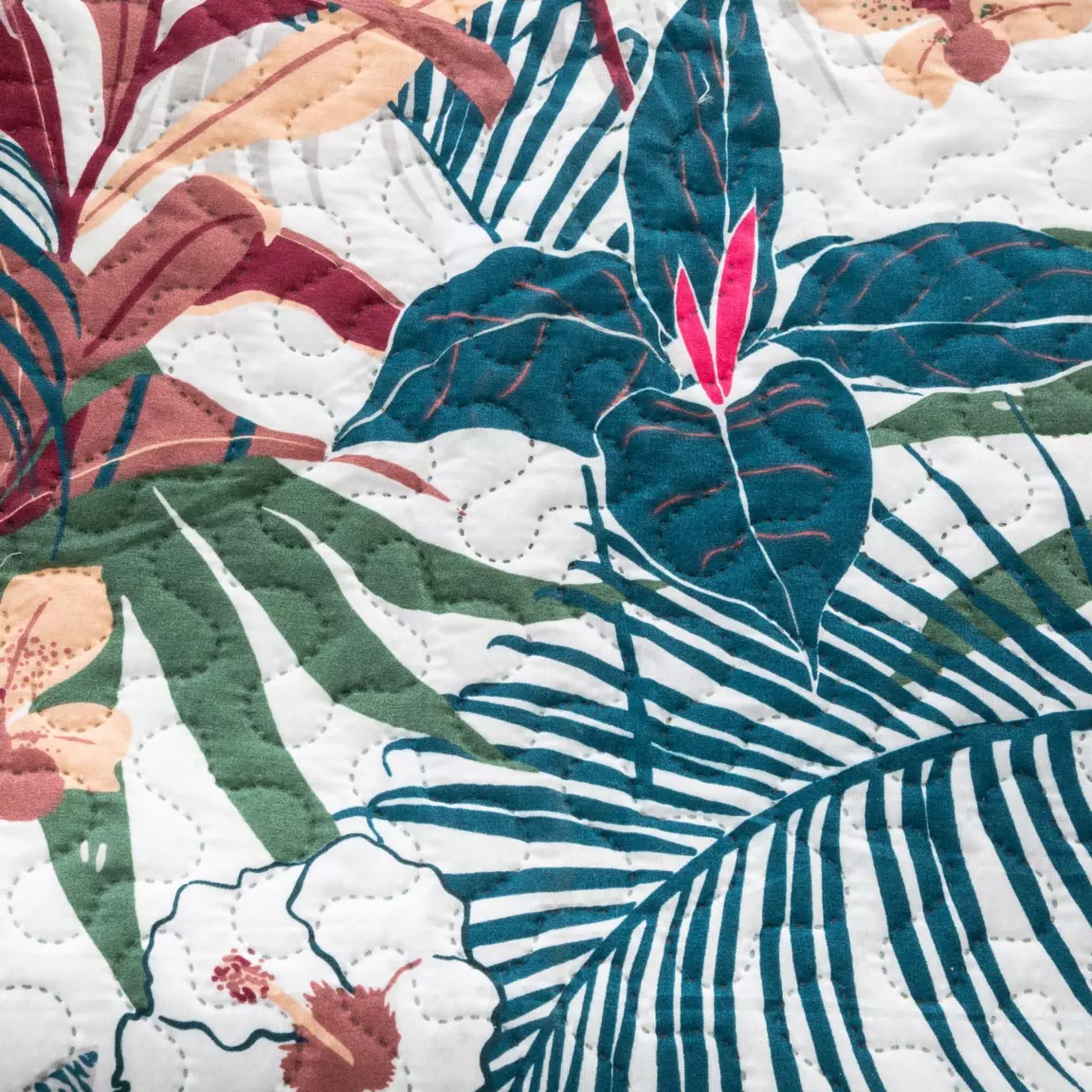 Boutis (240 x 220 cm) Jungle Multicolore