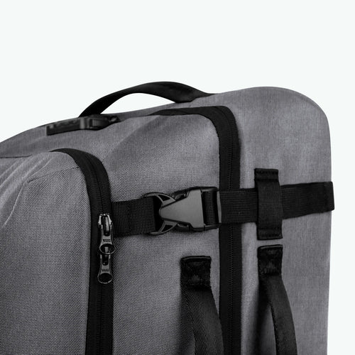 Valise souple 2 roues small Getaria gris