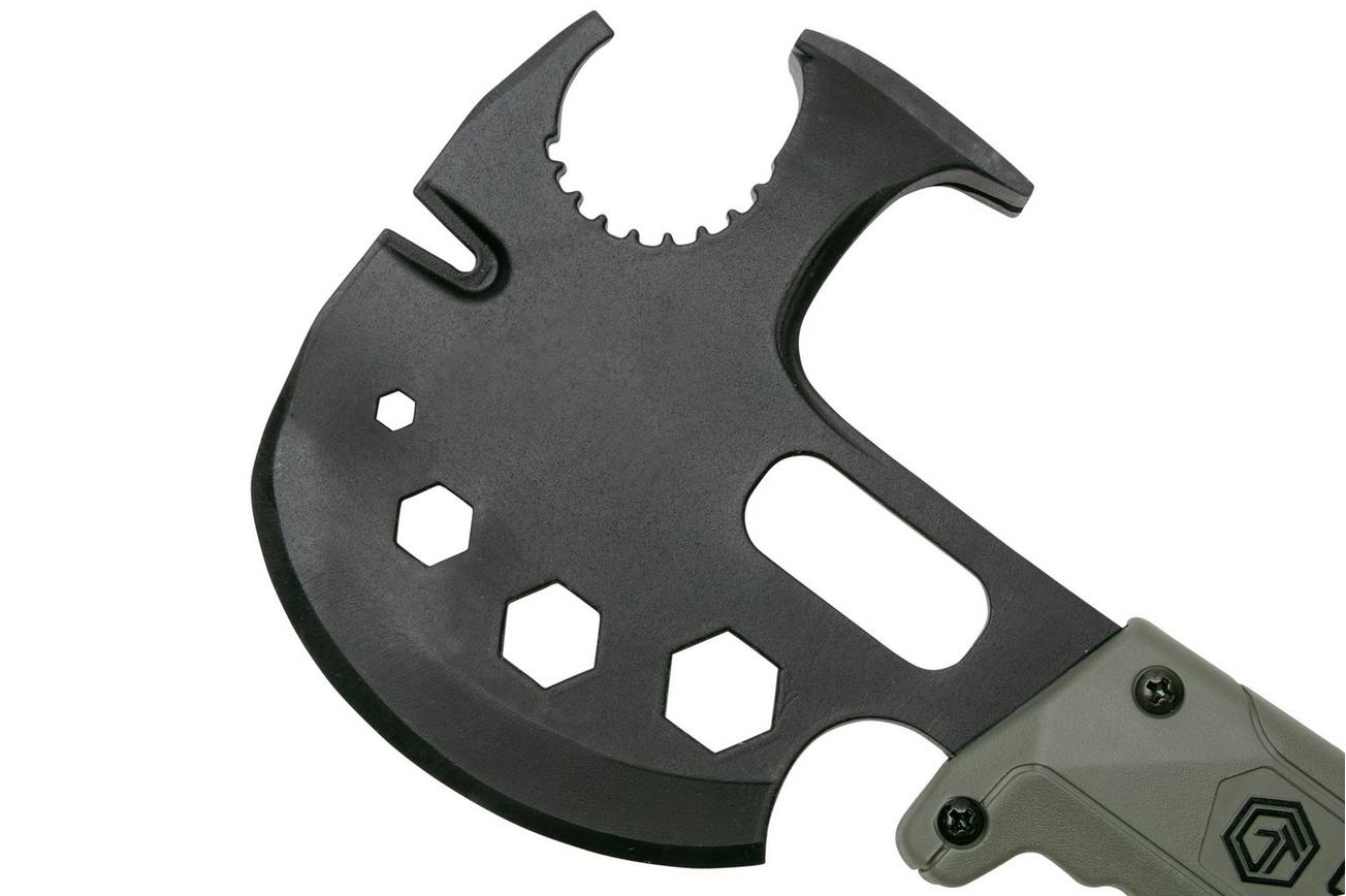 Off Grid Tools Survival Axe Elite, groen, handbijl