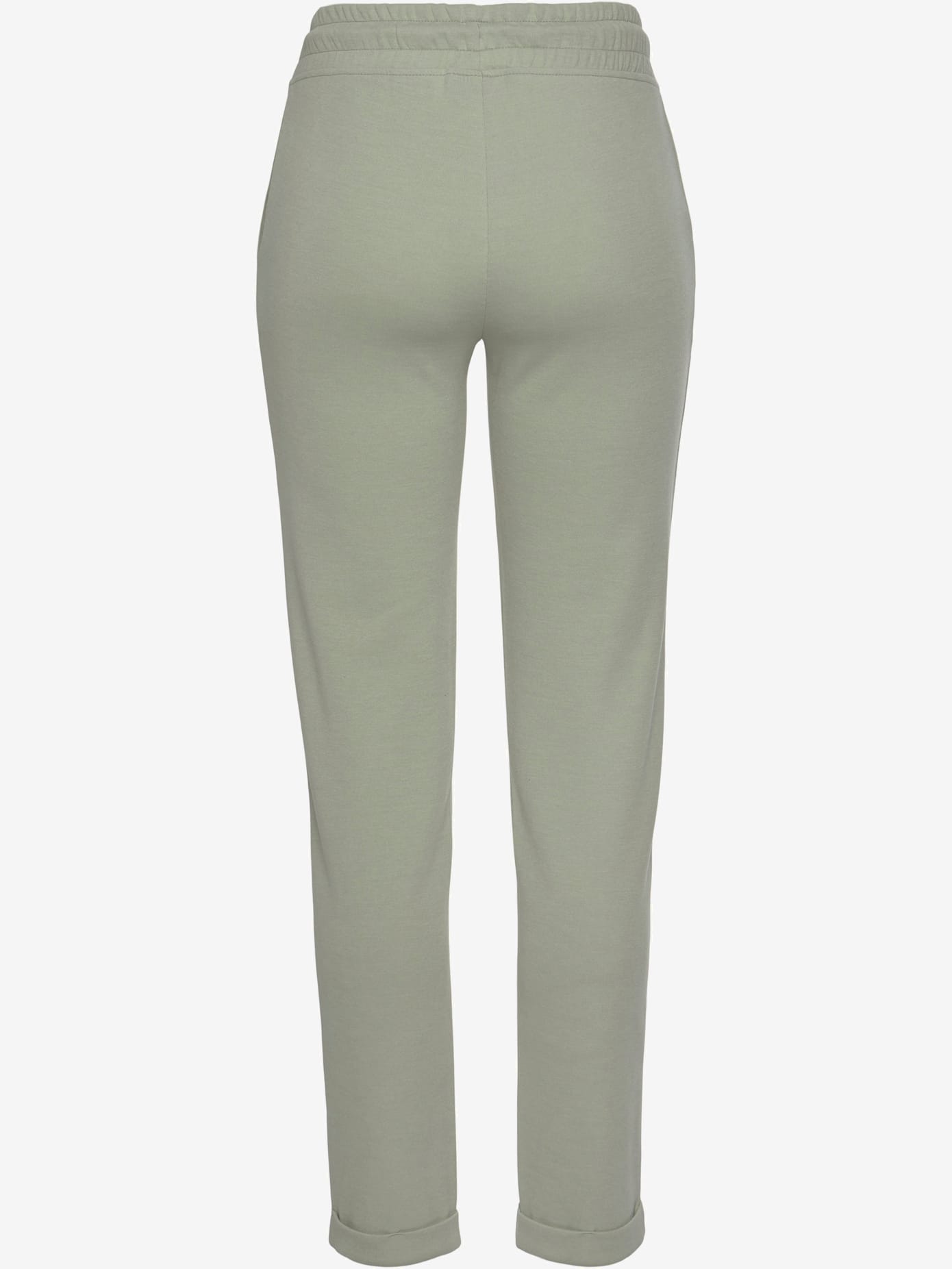 Pantalon basique avec petit logo brodé