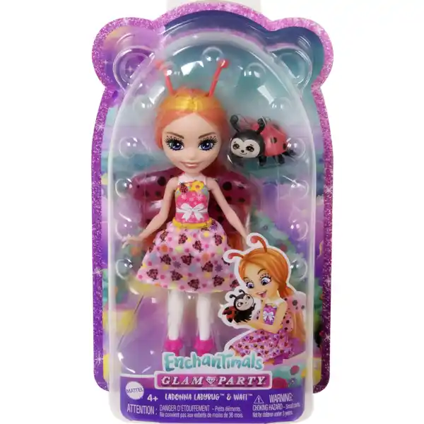 Enchantimals Glam Party Ladonna Ladybug & Waft