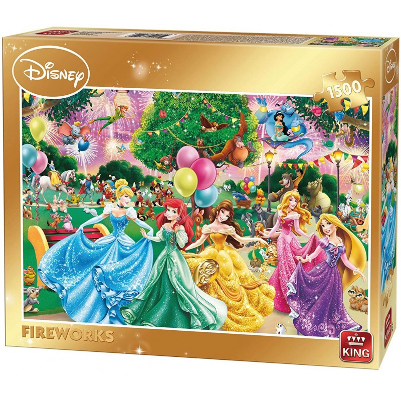 Puzzle 1500 pièces - Disney Feux d'artifice