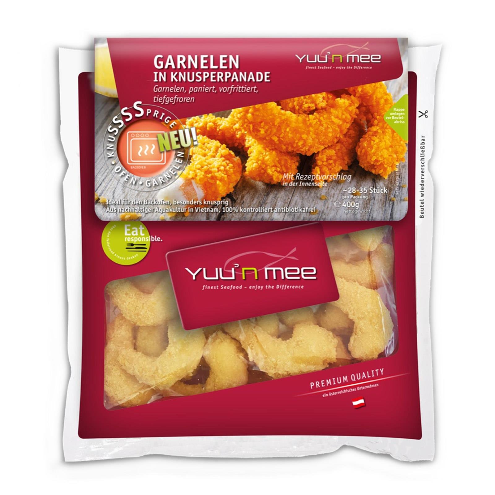 Yuu'n Mee Garnelen in Knusperpanade