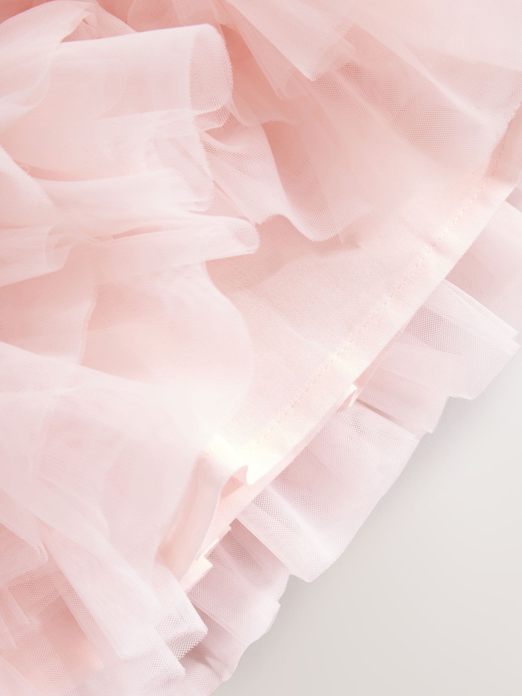 Roze - Babyjurk met lange mouwen en tutu (0mnd-2jr)