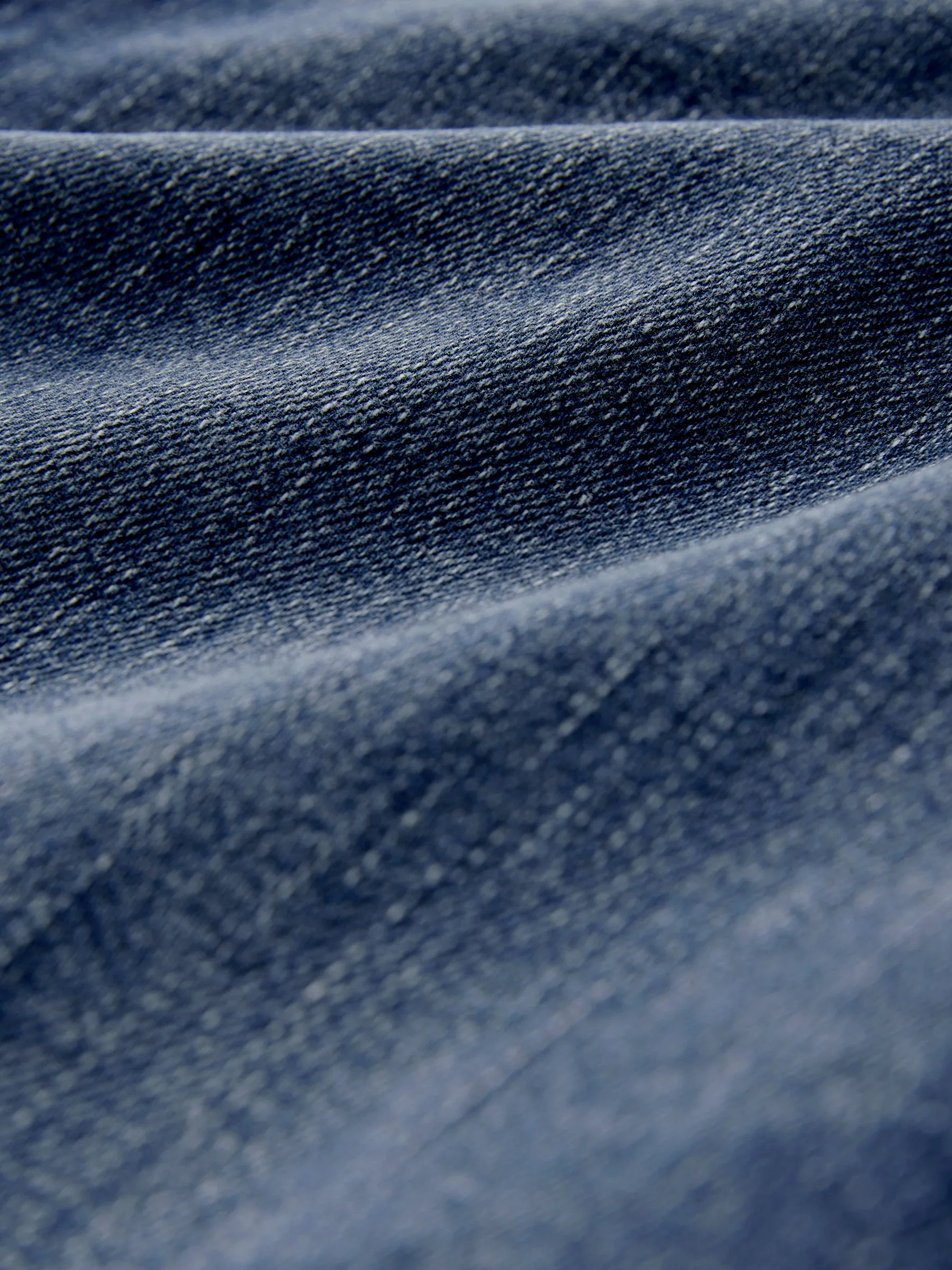 Donkerblauw - High Rise stretchy Jeans met wijde pijpen