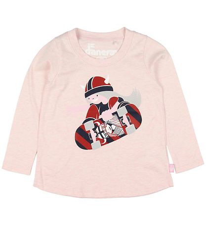 Danef? Bluse - DaneNaya - Rosameleret m. Skater Freja
