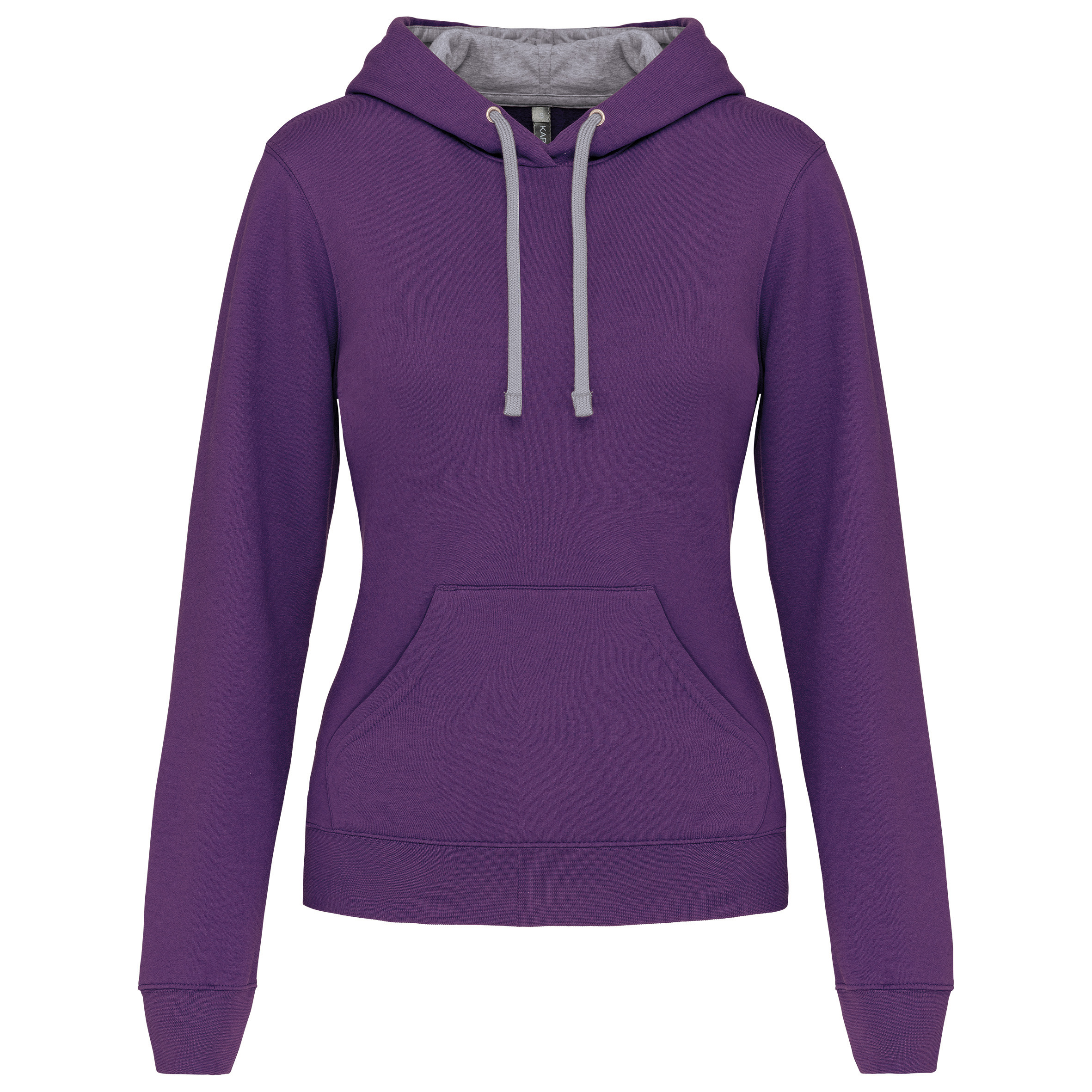 Kariban K465 - Sweat-shirt capuche contrastée femme