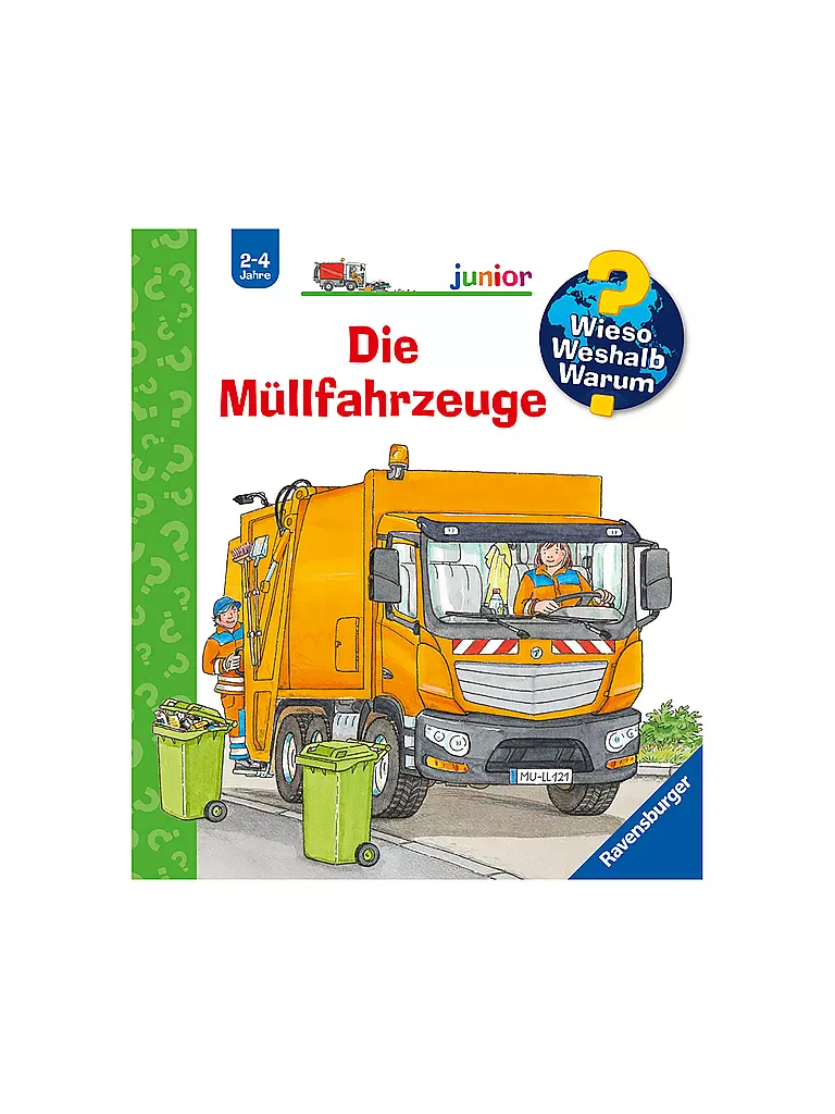 RAVENSBURGER Buch - Wieso Weshalb Warum Junior - Die Müllfahrzeuge keine Farbe