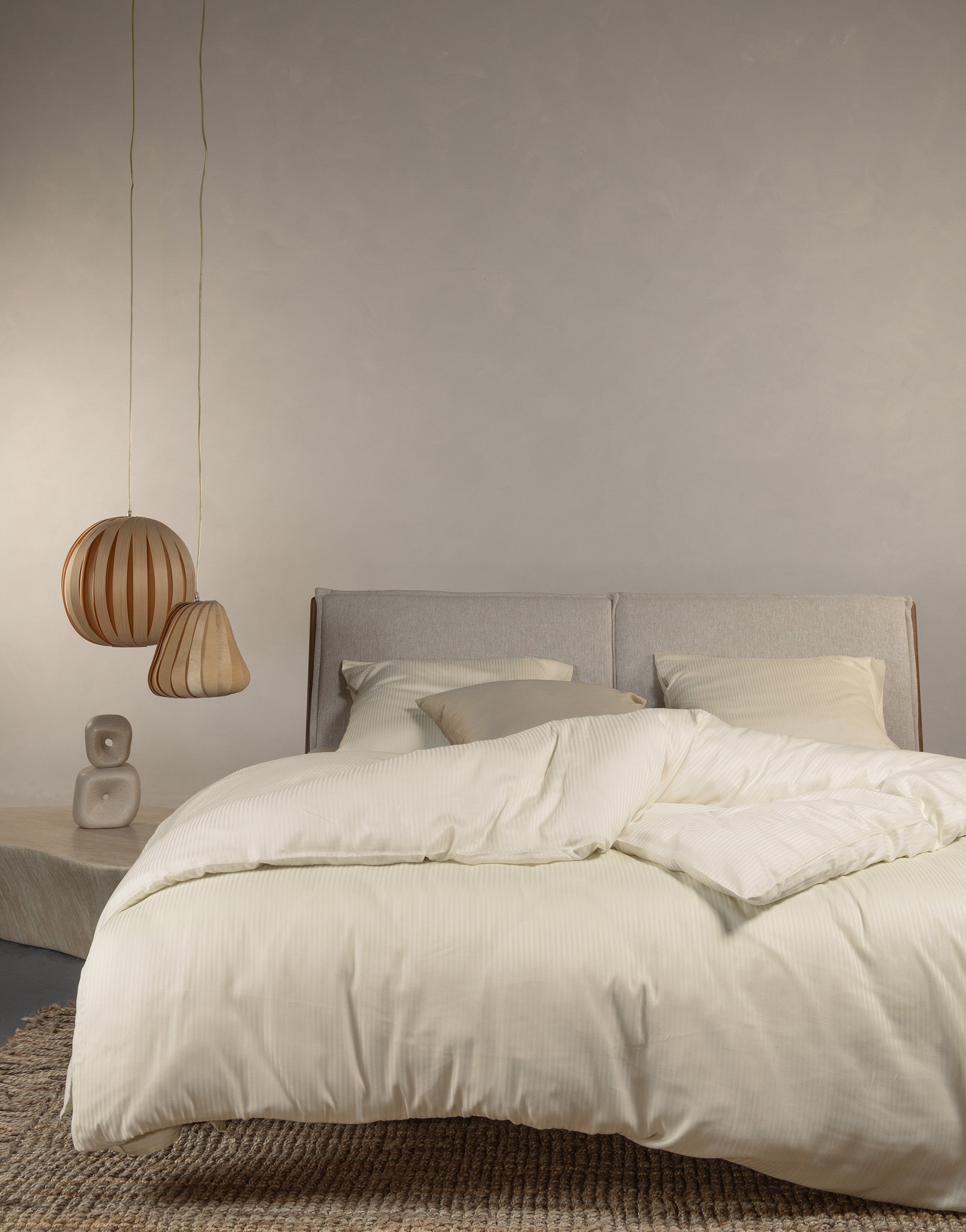 Essenza Coletta Dekbedovertrek 200 x 200|220 cm - Vanille