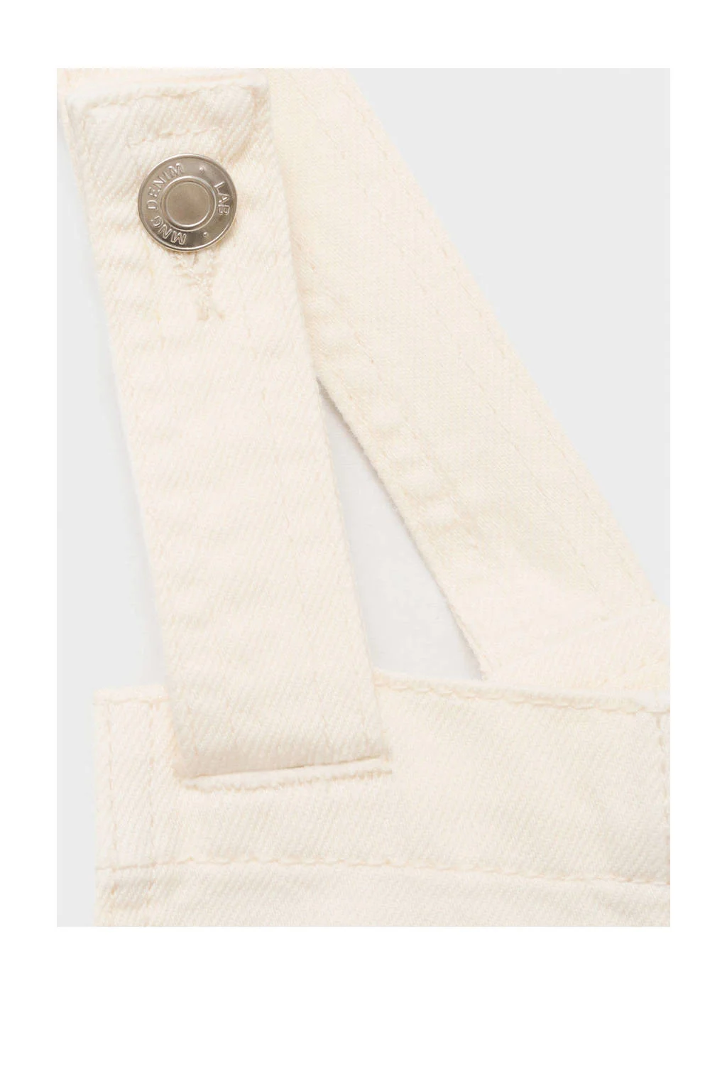 Mango Kids spijkerjurk ecru