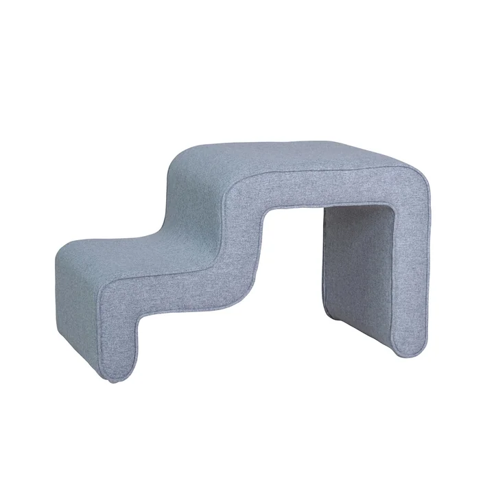 Hübsch Interior - Stufenpouf, grau