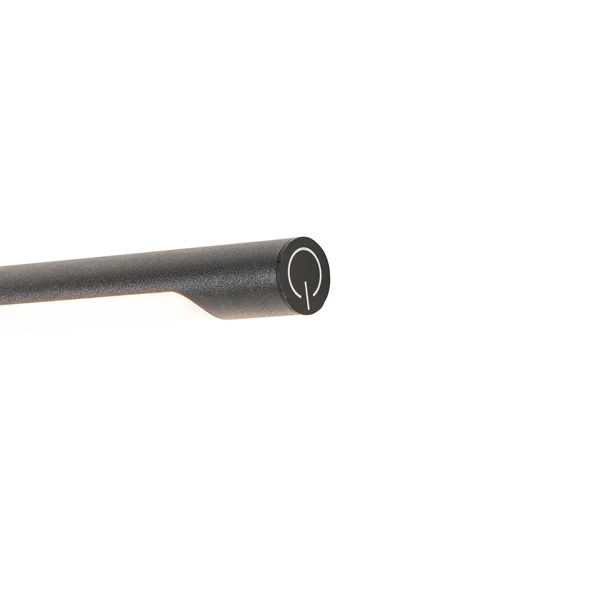 Klem bureaulamp zwart incl. LED met touch dimmer - Lionard