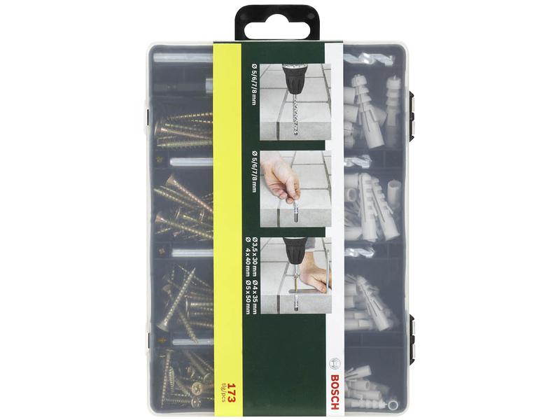 Bosch Befestigungs-Set 173-teilig Befestigungs-Set Promoline