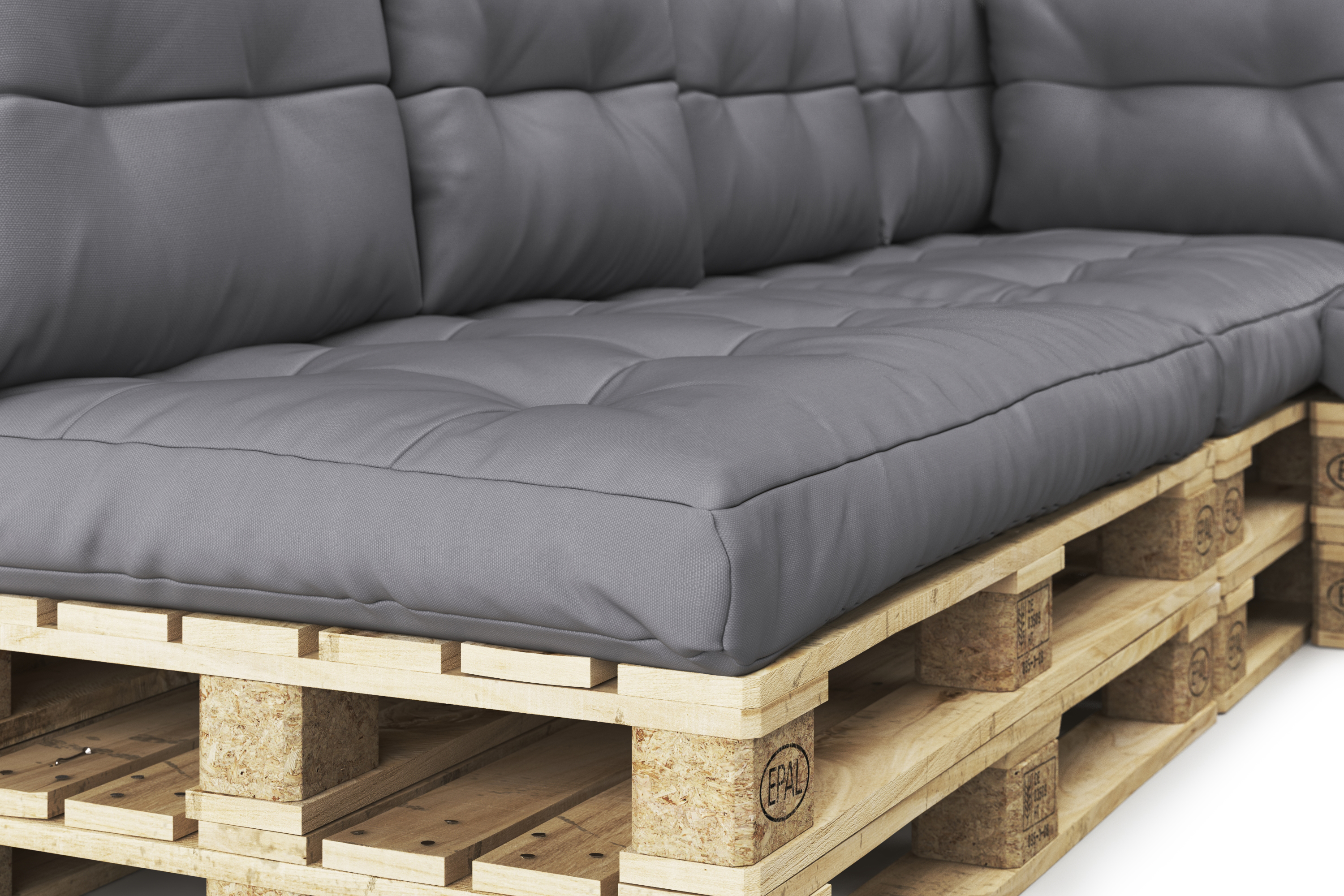 Palettenlounge TENERO inkl. Kissen anthrazit