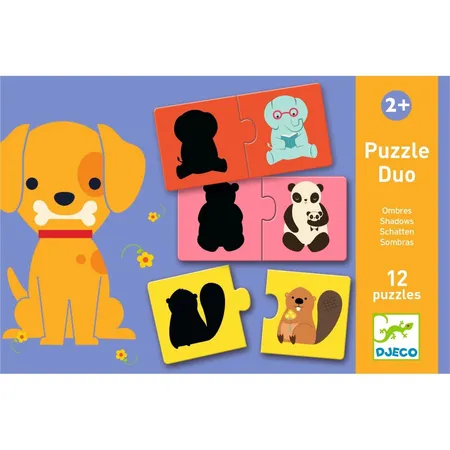 Djeco Lernspiele: Puzzle duo: Schatten