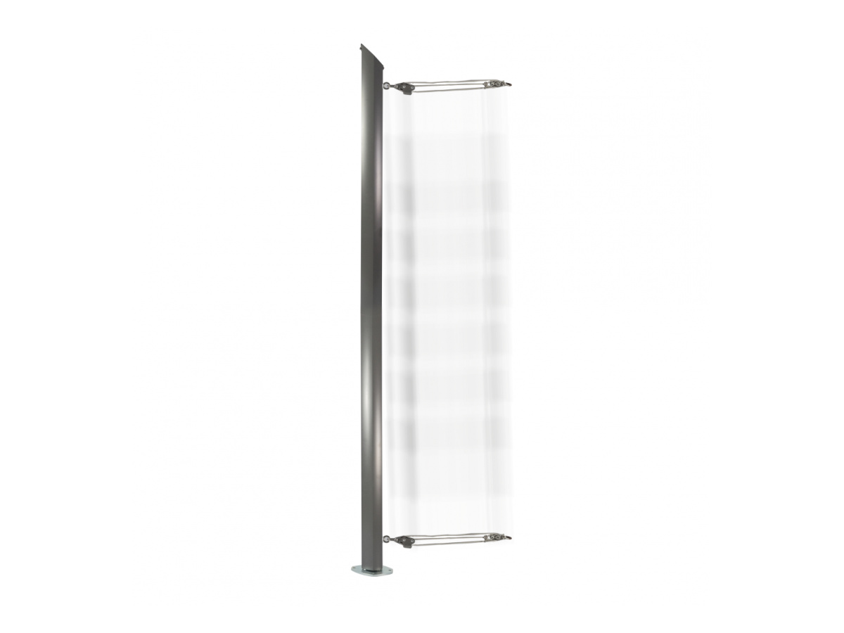 Maanta Alu Simple 90° basisplaat schaduwdoek paal