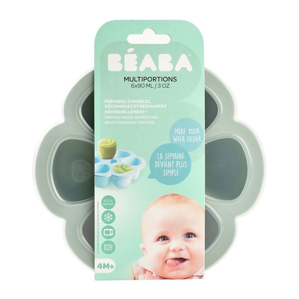 Béaba Multi Portion 6x90ml Groen
