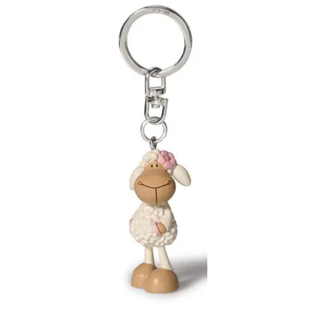 NICI Jolly Rosa PVC Figur 5 cm Schlüsselanhänger