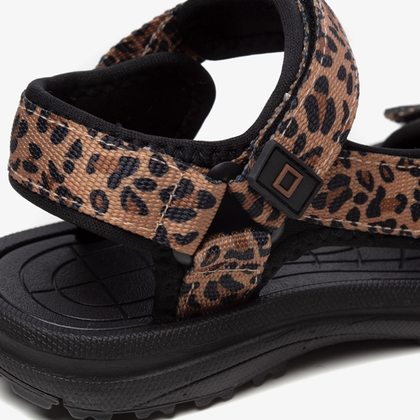 Blue box meisjes sandalen met luipaardprint