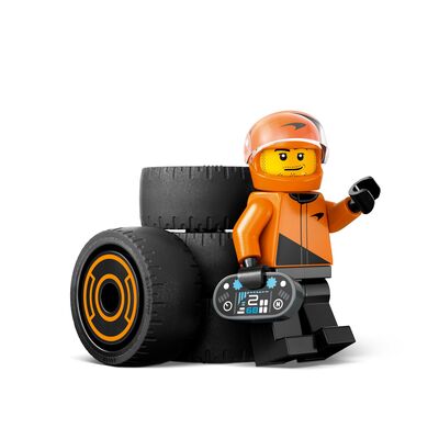 LEGO City 60442 F1-fører med McLaren-racerbil