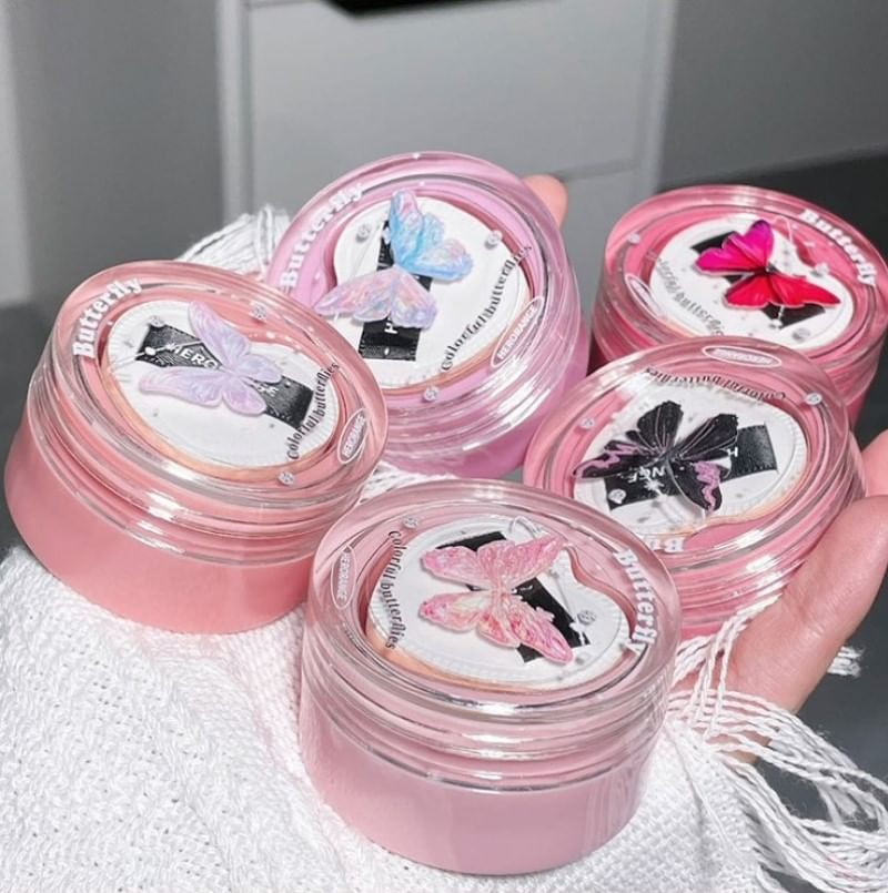 HERORANGE - Butterfly Rhyme Air Powder Blusher Cream - (1-3)