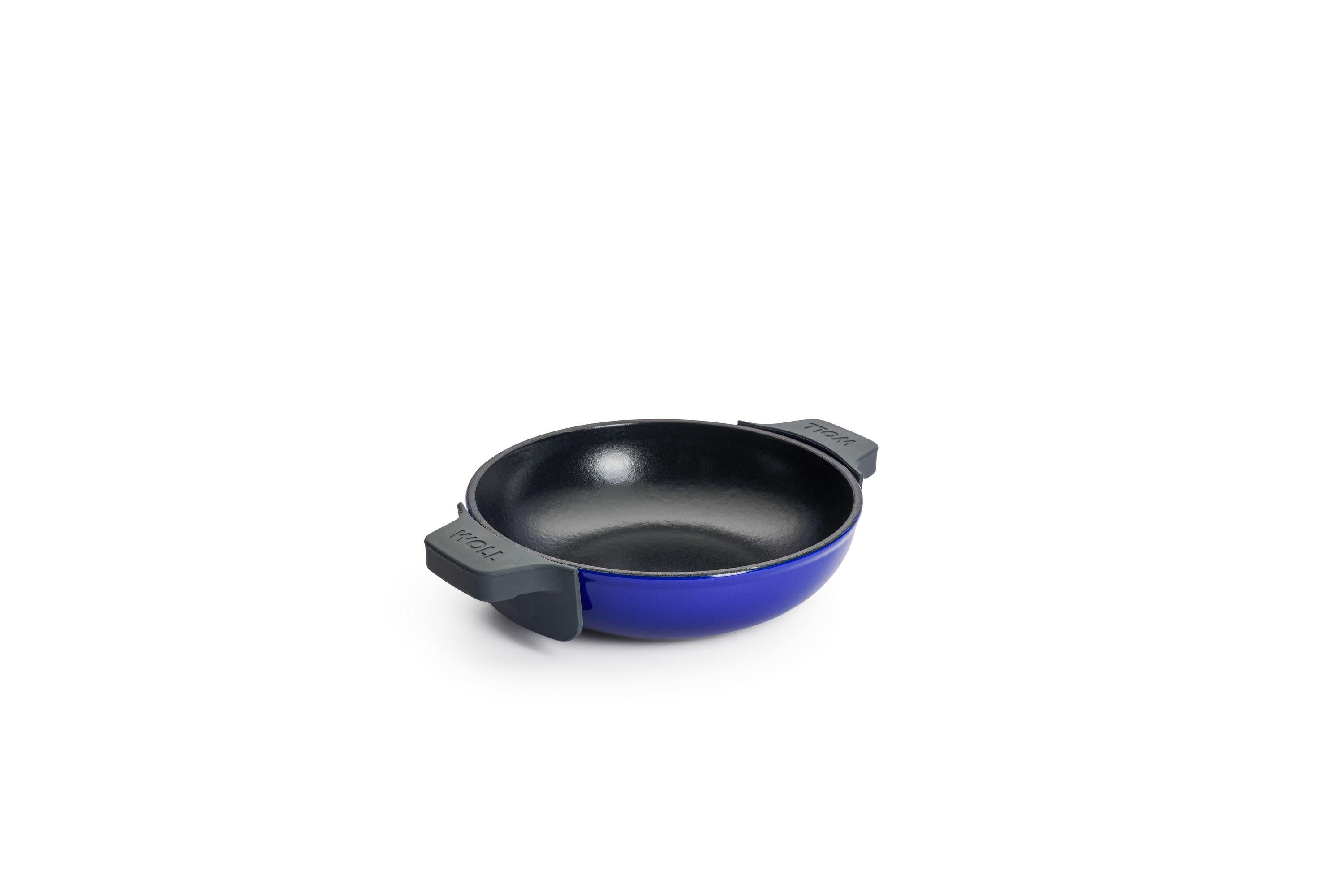 Iron Servierpfanne mit Glasdeckel - Farbe: Cobalt Blue