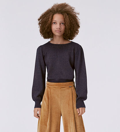 Molo Bluse - Strick - Ceneen - Navy Sky