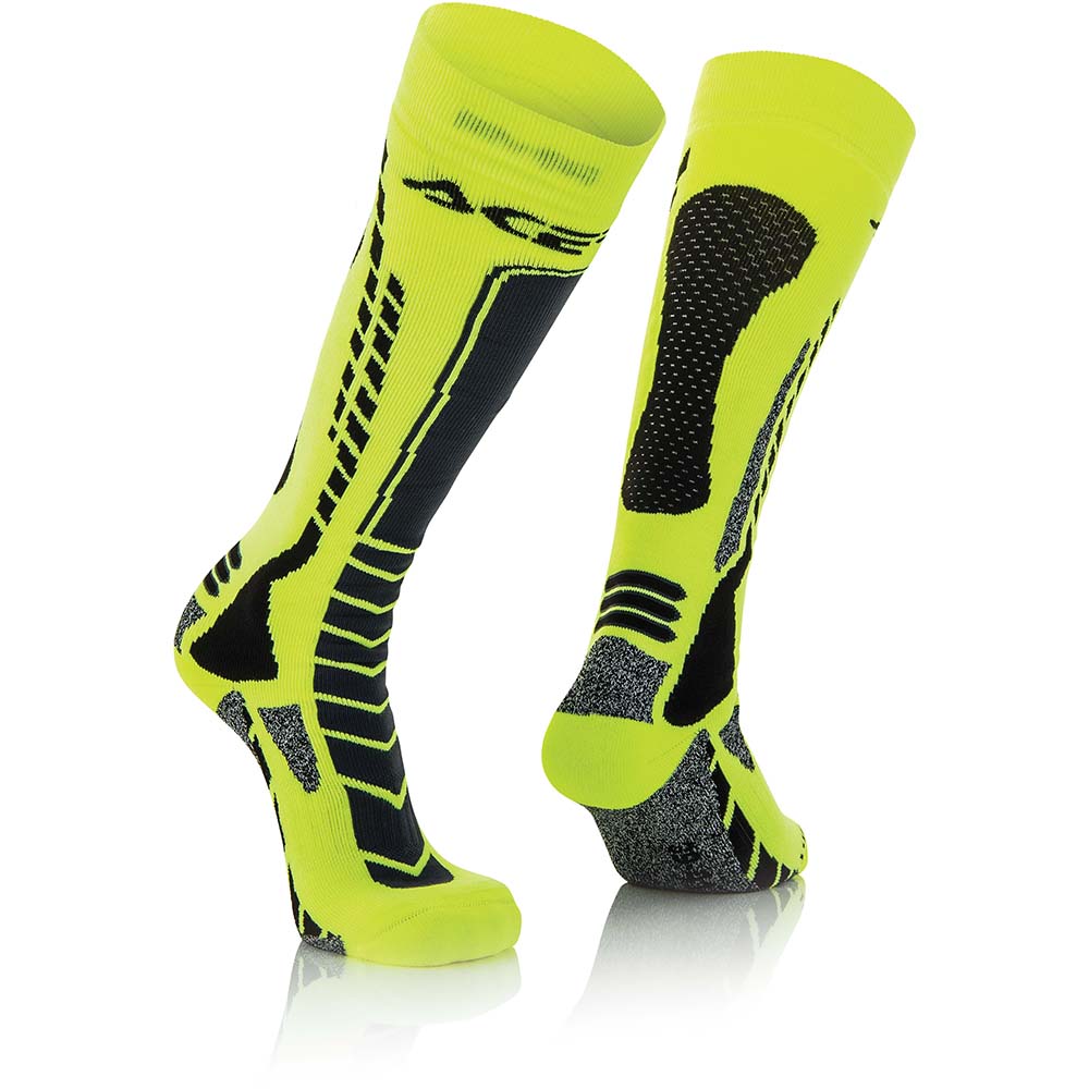 Acerbis - Chaussettes Mx Pro Noir / Jaune