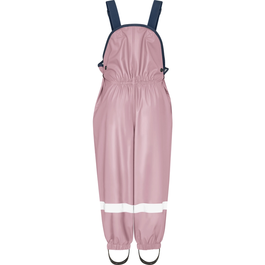 Playshoes Fleece-Trägerhose rosa