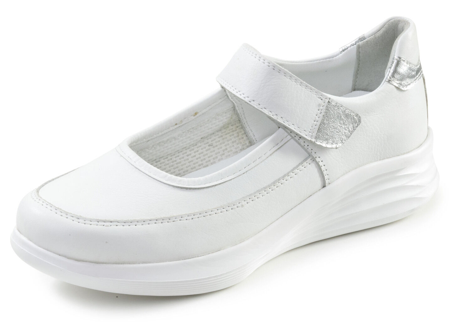 ELENA EDEN, bequeme Damen-Spangenschuhe, Weite H, mit herausnehmbarem Fussbett