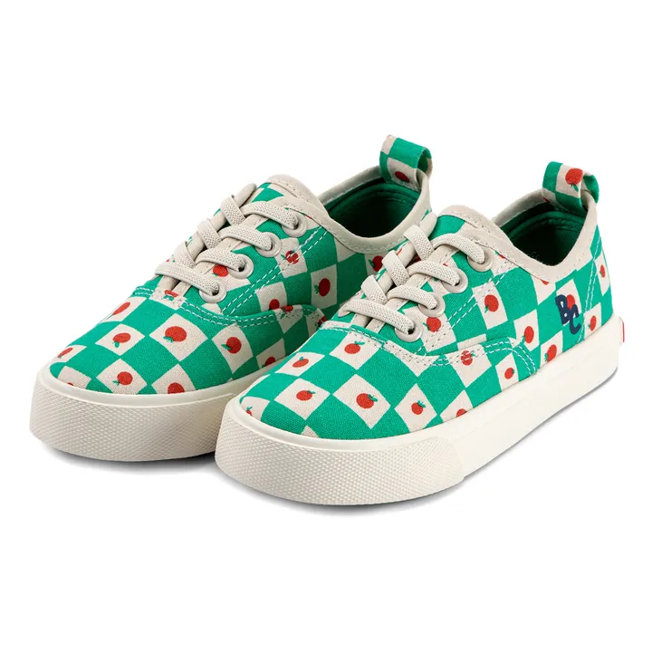 Bobo Choses Baskets Coton Bio Tomates | Vert