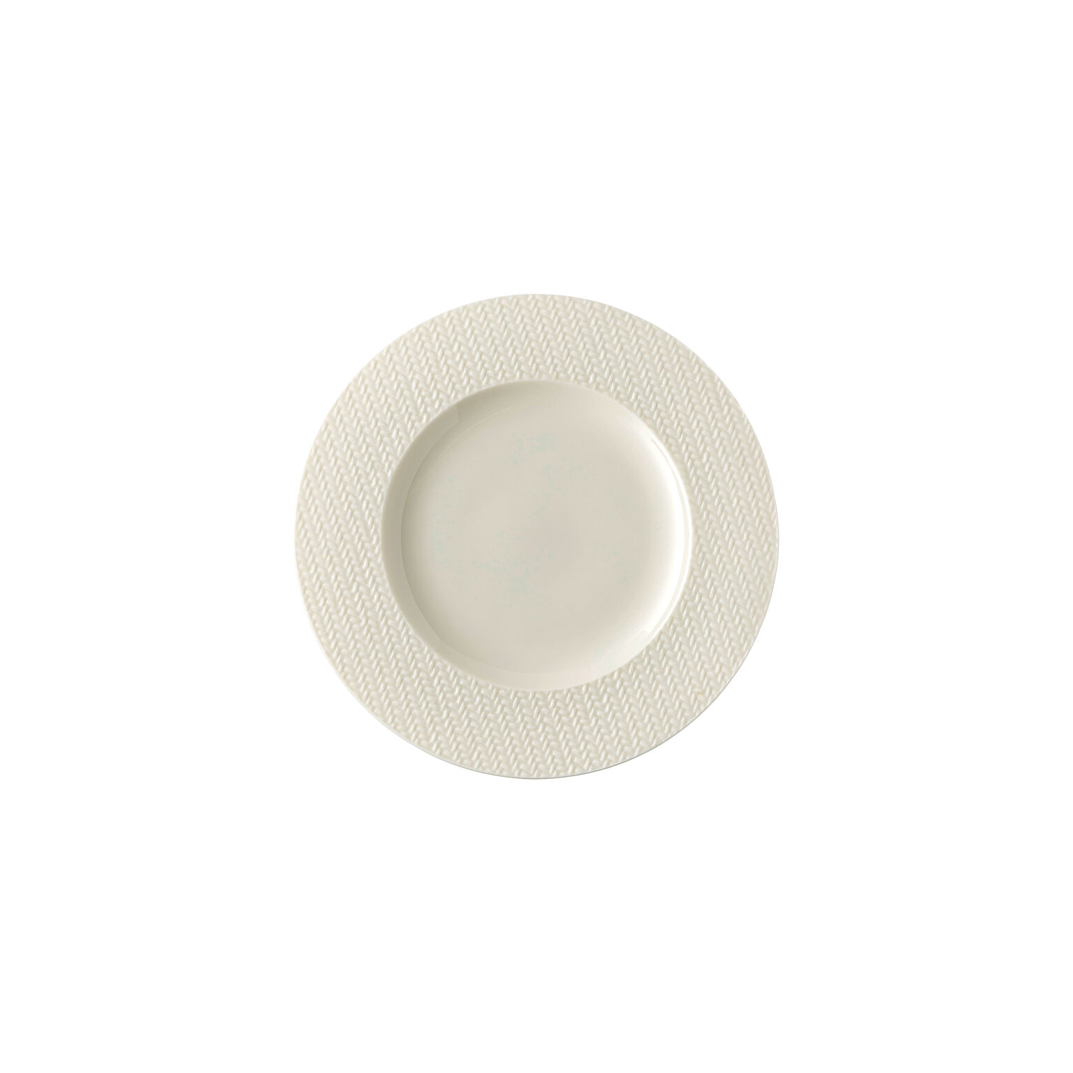 Kumi White tone Brotteller 17 cm Fahne