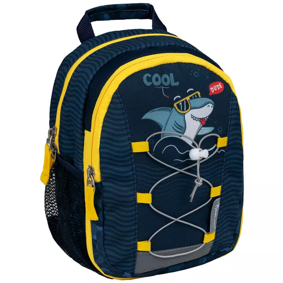 Belmil Kindergartenrucksack Mini Kiddy Kindergartenrucksack für 1-3 Jährige Kinder mit Brustgurt Cool Dude