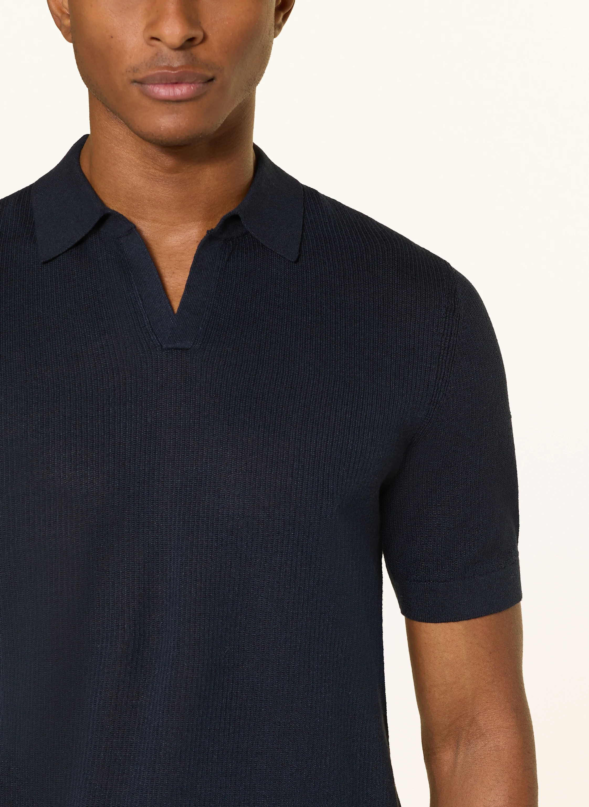 OLYMP Strick-Poloshirt Casual comfort fit