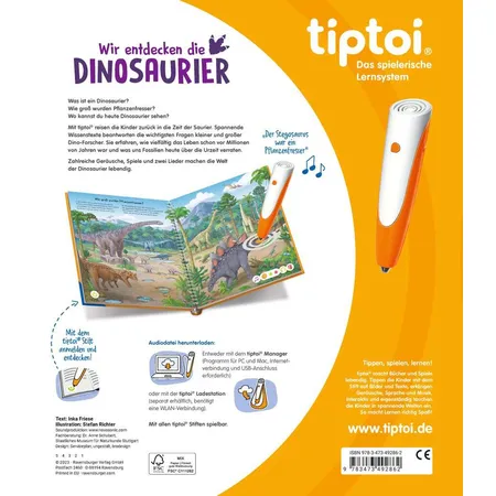 Ravensburger tiptoi® Wir entdecken die Dinosaurier