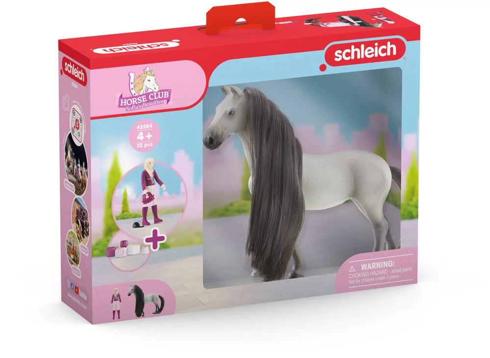 SOFIA'S BEAUTIES - COFFRET FIGURINE CHEVAL A COIFFER