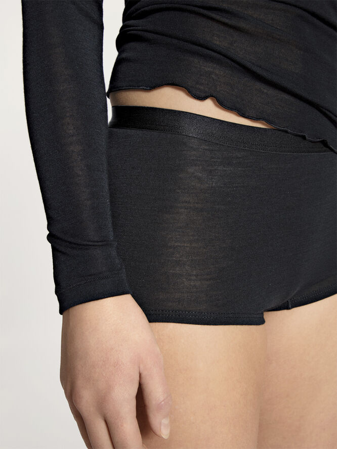 Calida DAMEN Top langarm Sort