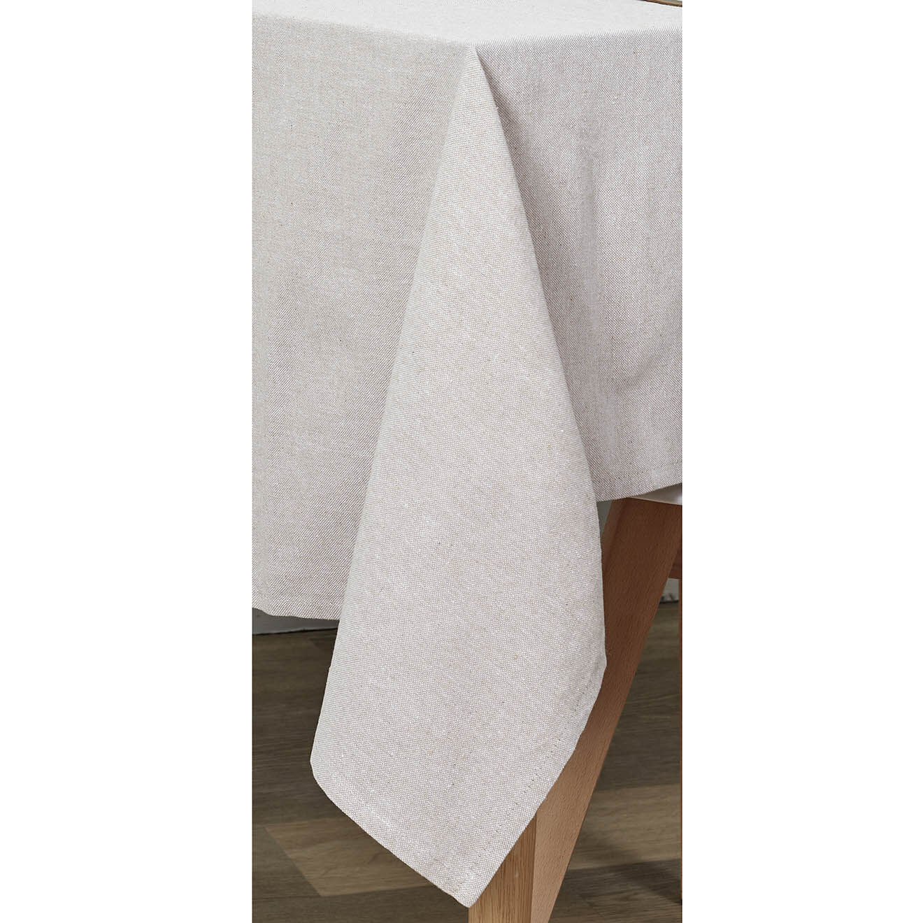 Home Deco Factory Nappe en Coton beige - 250x140 cm