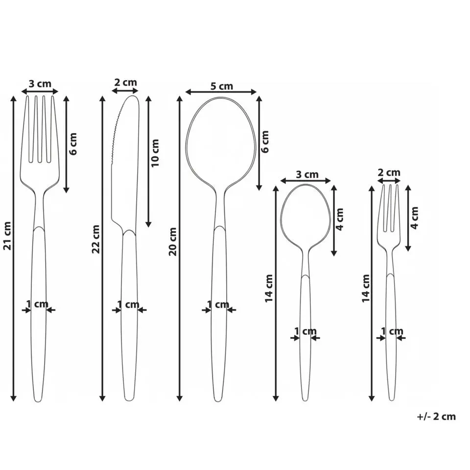 GEMELLI - Bestekset 30-delig - Zilver - RVS