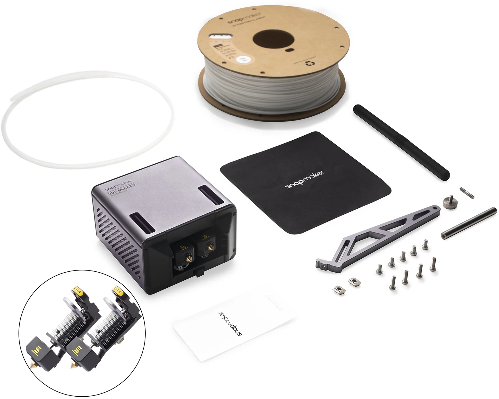 Snapmaker  Dual Extrusion Modul    Doppelextrusionsmodul für den doppelten Spaß beim 3D-Druck