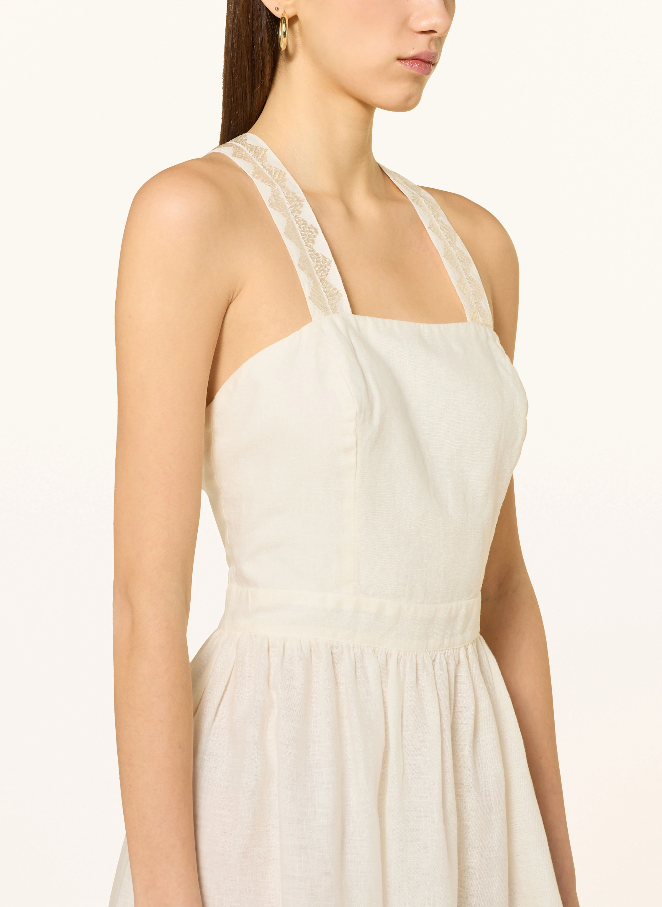 Greek Archaic Kori Kleid FEATHER aus Leinen