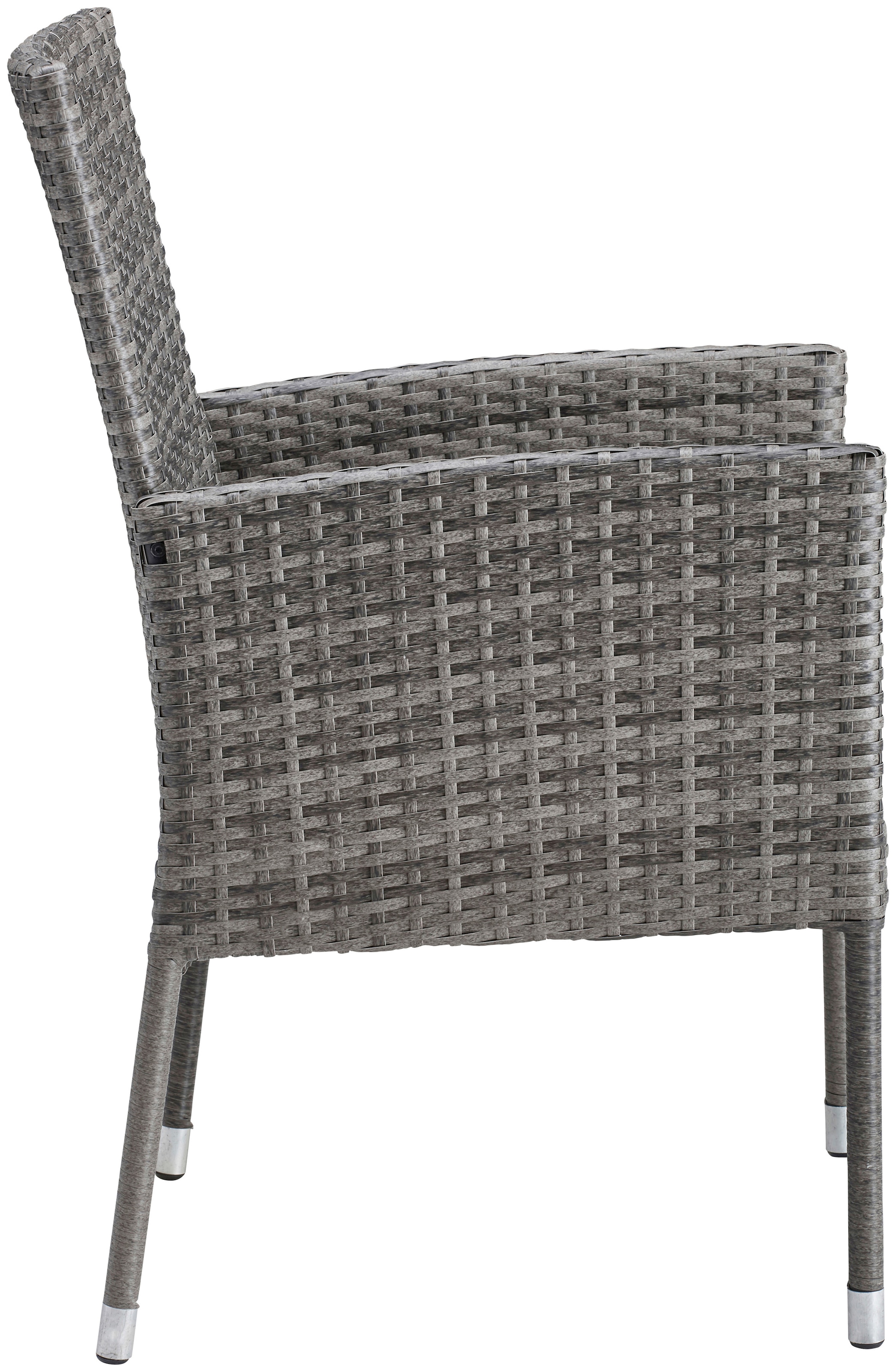 MERXX Garten-Essgruppe »Costa Rica, TOPSELLER!« 6x Sessel, 1x Tisch 140x80 cm, inkl. Sitzkissen, OTTOs Choice, 13 Stk. tlg. Polyrattan, Tischplatte aus Sicherheitsglas, Unser Dauertiefpreis