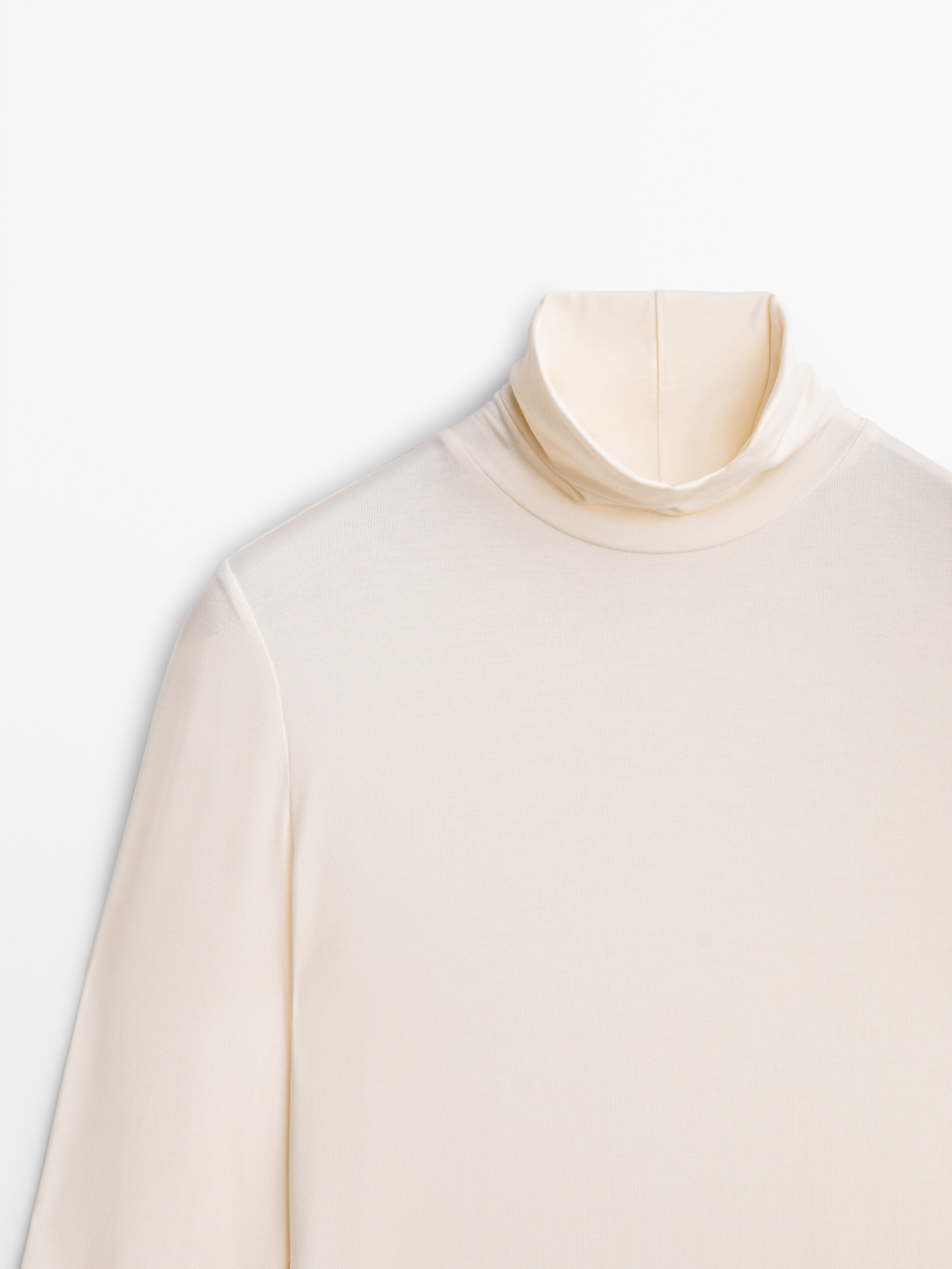 Camiseta de gola alta de manga comprida - RAW