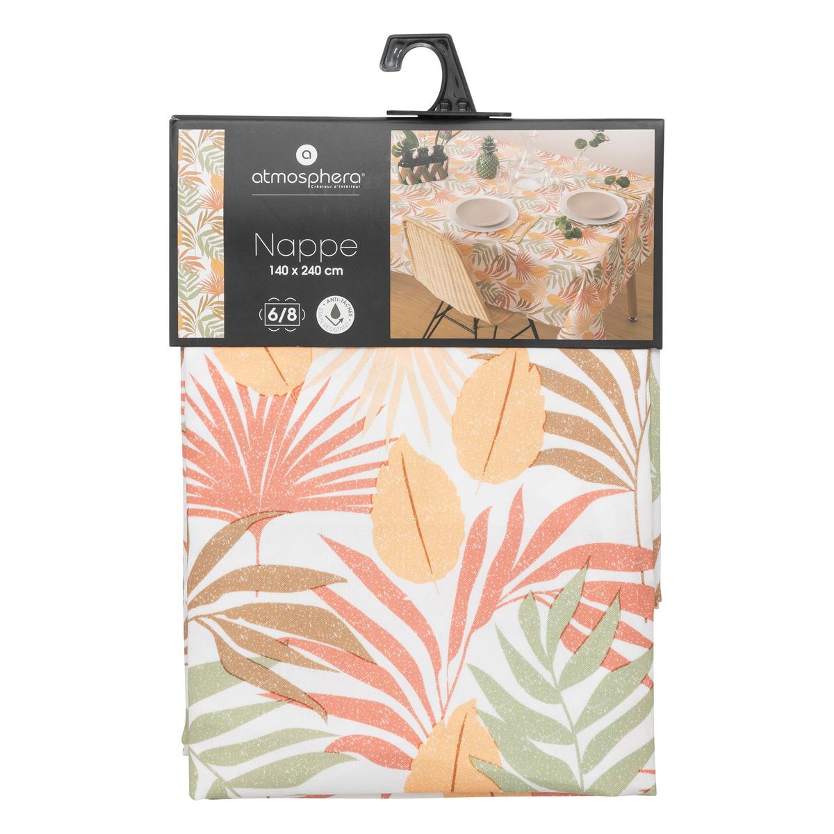 NAPPE ANTI TACHE IMPRIME SAHYPA 140X240CM