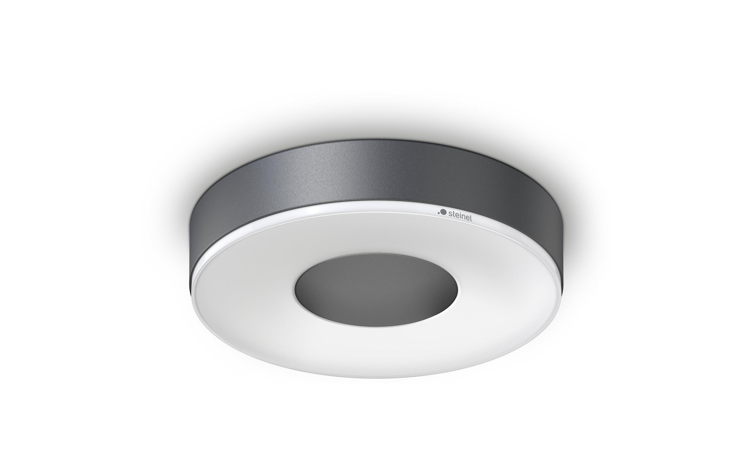 Deckenleuchte LED RS 200 SC, Anthrazit<br>Innenleuchte mit Sensor