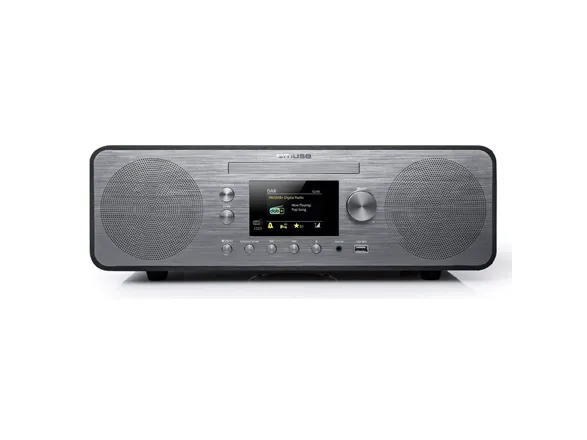 Muse M-885 DBT, DAB, FM, 87,5 - 108 MHz, CD, CD-R, CD-RW, 80 W, LCD, Sort