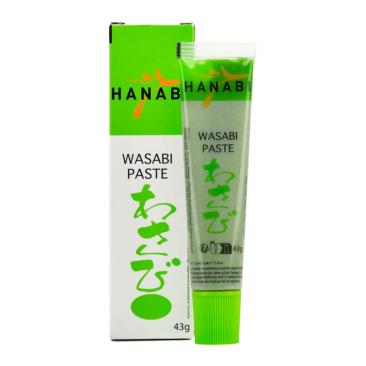 Pâte de wasabi en tube Hanabi