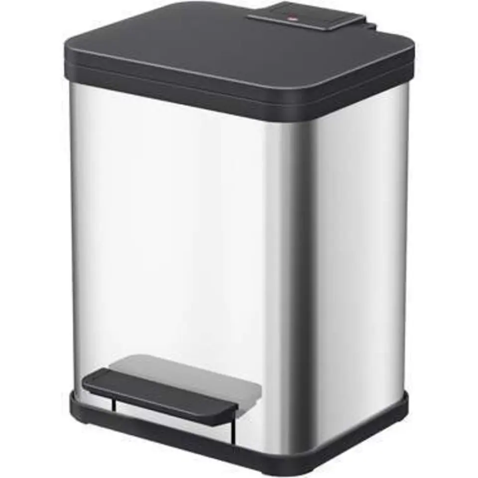 Prullenbak Oko Duo Plus RVS 2x9L M - Hailo