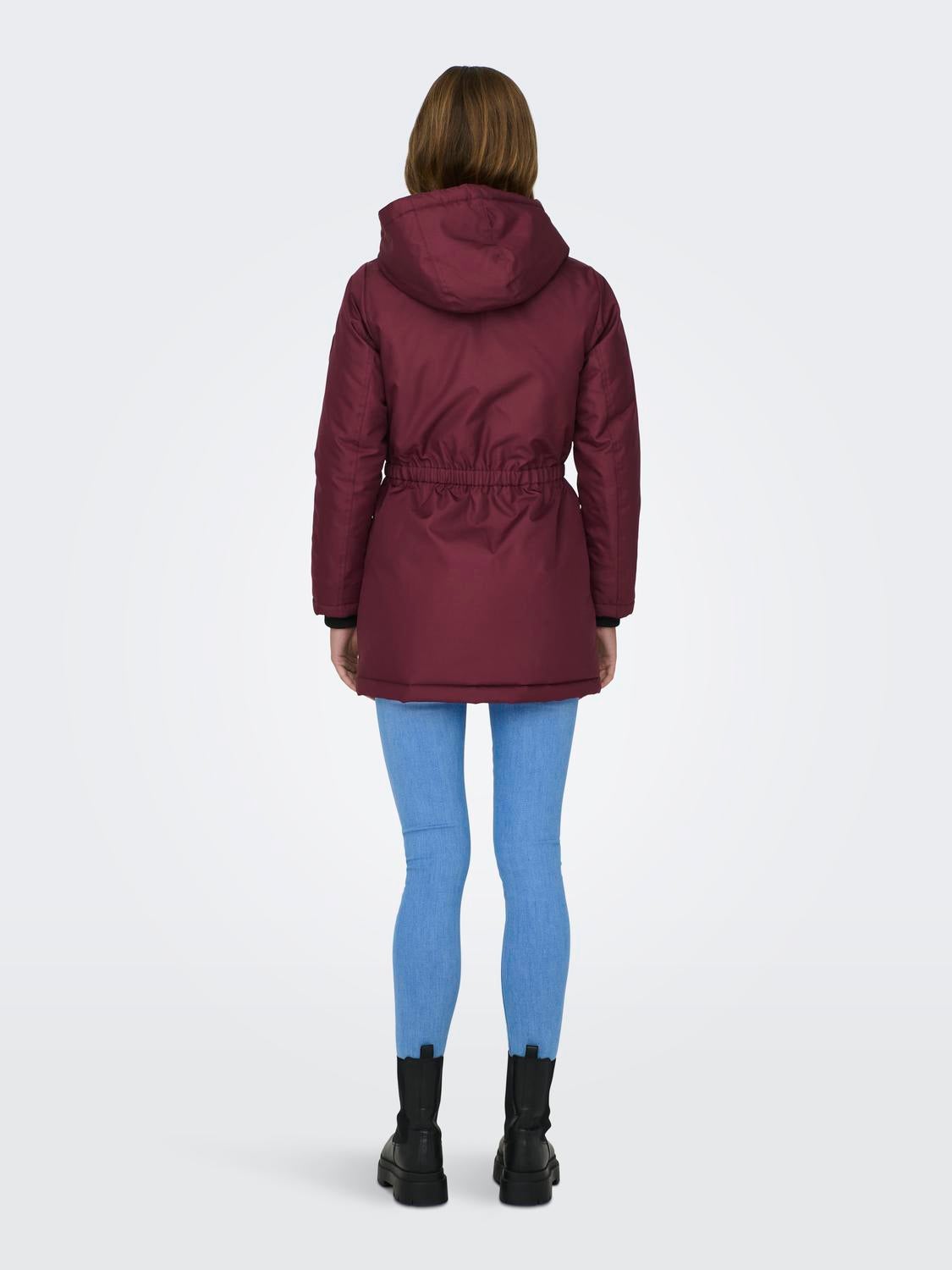 ONLMIE Langer Parka Tawny Port